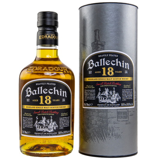 Edradour Ballechin 18 Jahre 0,7l Cask Strength 50,9% Batch #1