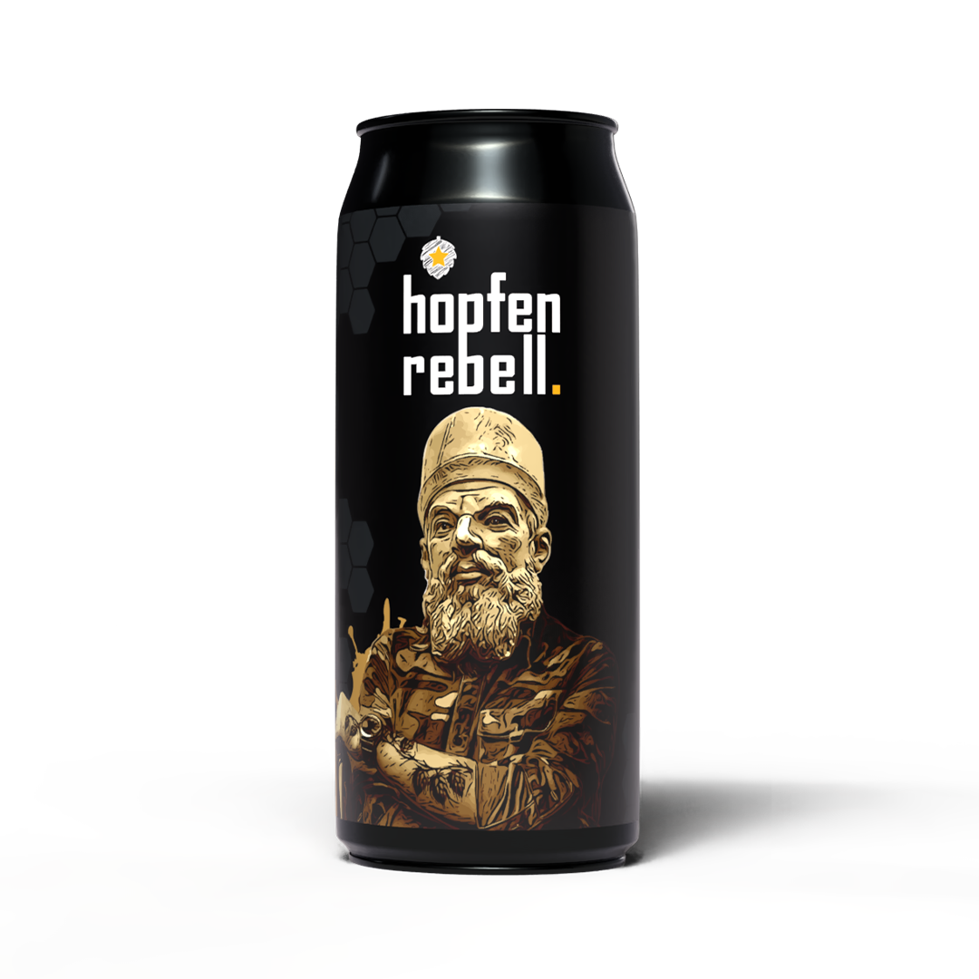 Verkaufsdose Adam Riese Hell der Brauerei Hopfenrebell