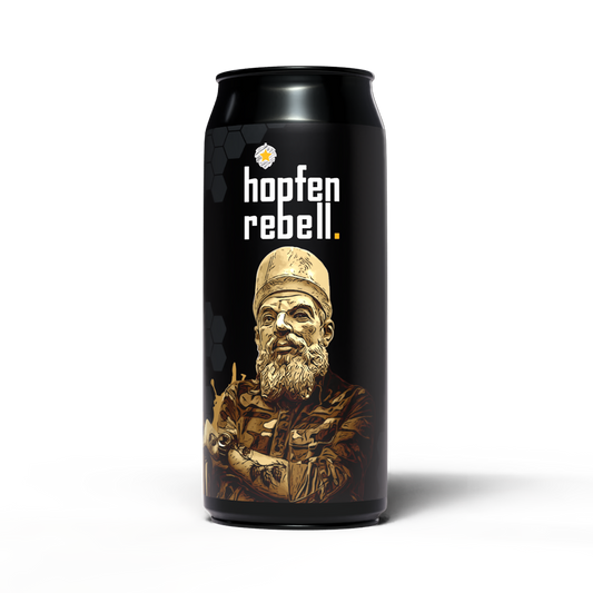 Verkaufsdose Adam Riese Hell der Brauerei Hopfenrebell