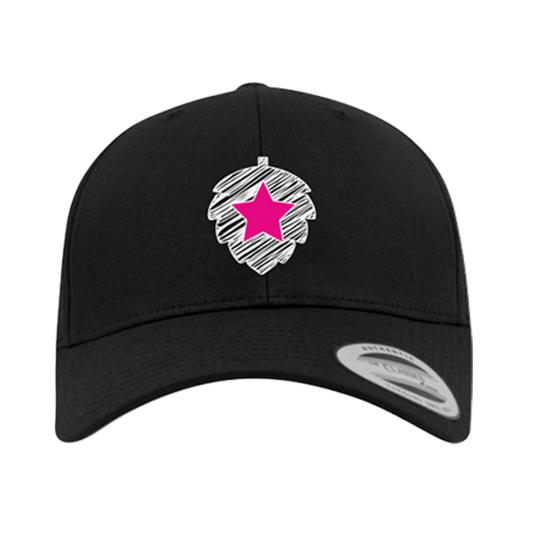Hopfenrebell Curved Cap Hopfendolde Pink